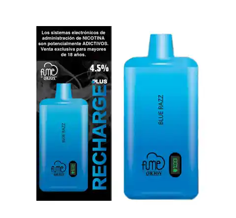 Fume Blue Razz Recharge Plus Vaper 10.000 Puff 4,5% Nic