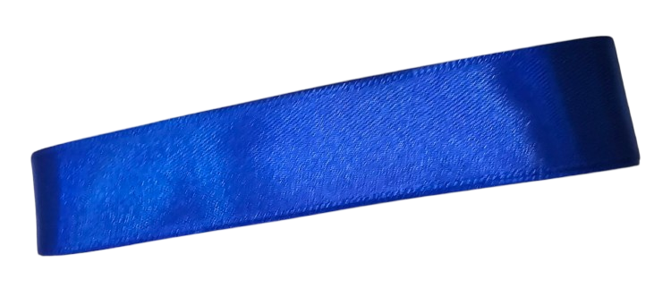Cinta De Genero Raso Satin 3.8cm X 10mtrs Azul Rey - Rappi