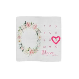 Mantita Cumple Mes Muselina Niña Bambino