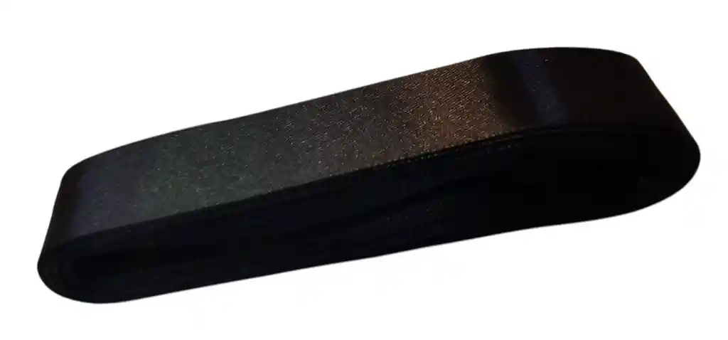 Cinta De Genero Raso Satin 3.8cm X 10mtrs Negro
