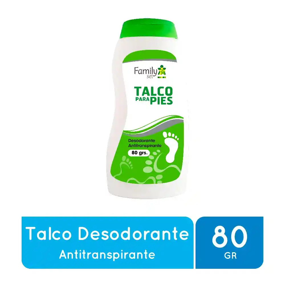 Family Set Talco De Pies Polvo 80 Grs