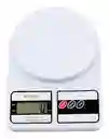 Balanza Pesa Digital Cocina 7 Kilos Blanca Con Baterias