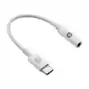 Hp Adaptador Usb-c A 3.5mm Plug Usb-c Interface Para Audífonos White/blanco Dhc-tc130