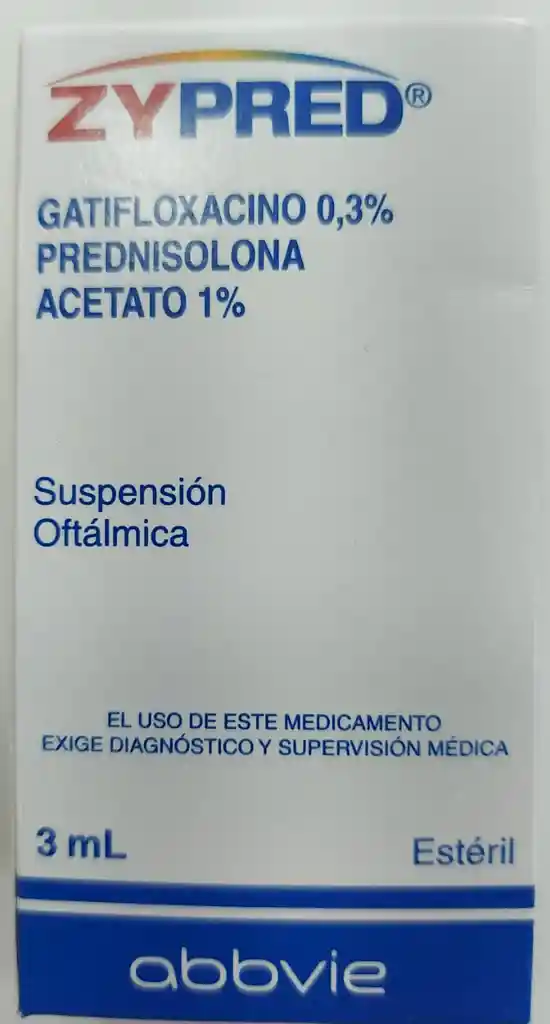 Zypred Suspension Oftalmica 0,3% - 1% X 3 Ml