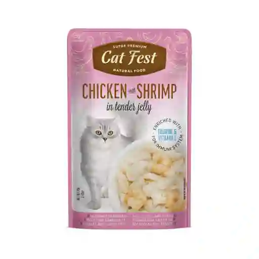 Cat Fest Pouch Chicken With Shrimp 70g