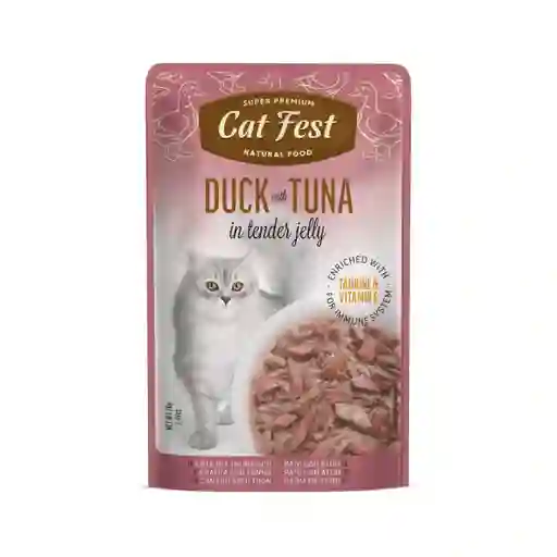 Cat Fest Pouch Duck With Tuna 70 Gr