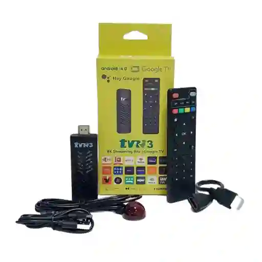 Tv Box Tvr 3 Tipo Stick – Android 14.0 | 8k | Google Tv