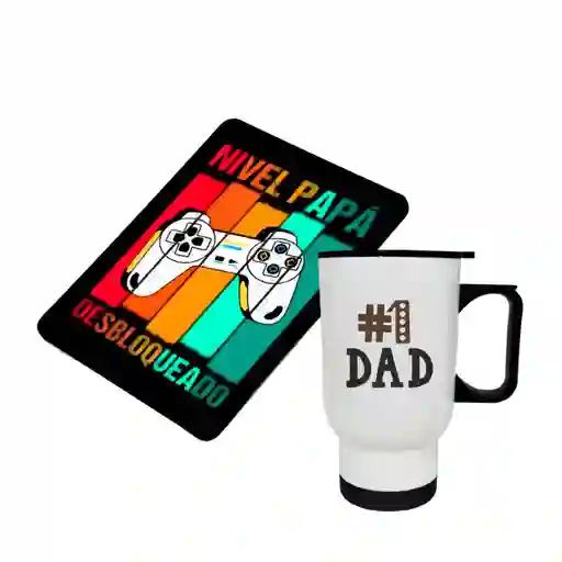 Pack Mouse Pad Y Mug Dia Del Padre