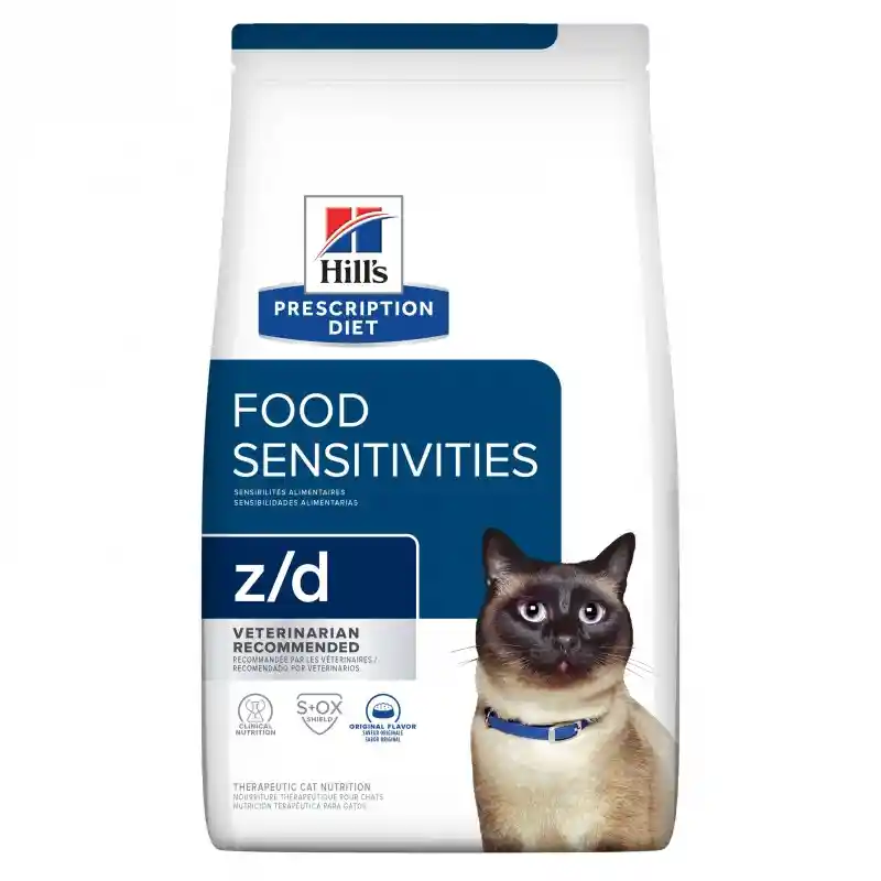 Alimento Gato Hills Feline Skind Food Sensitive Z/d 1.81kg