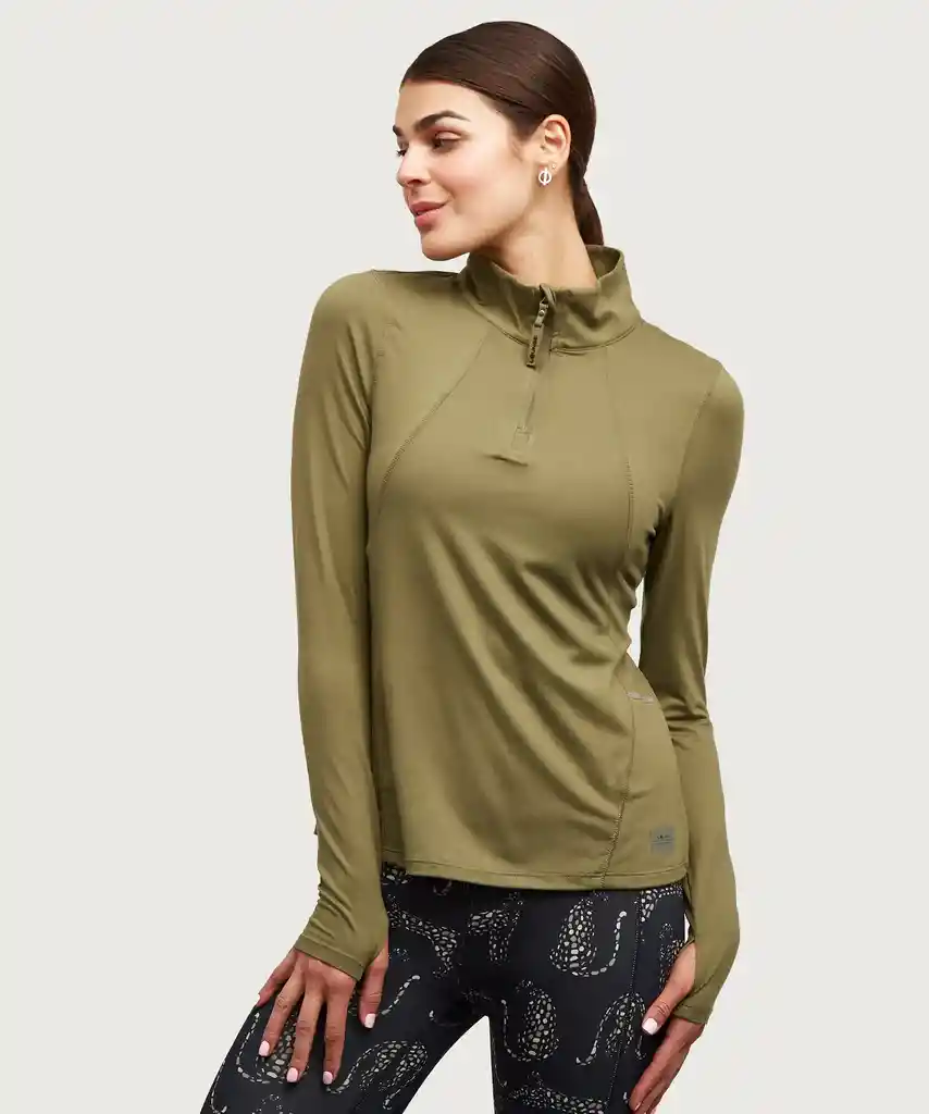 Polerón Active Primera Capa Xl Verde