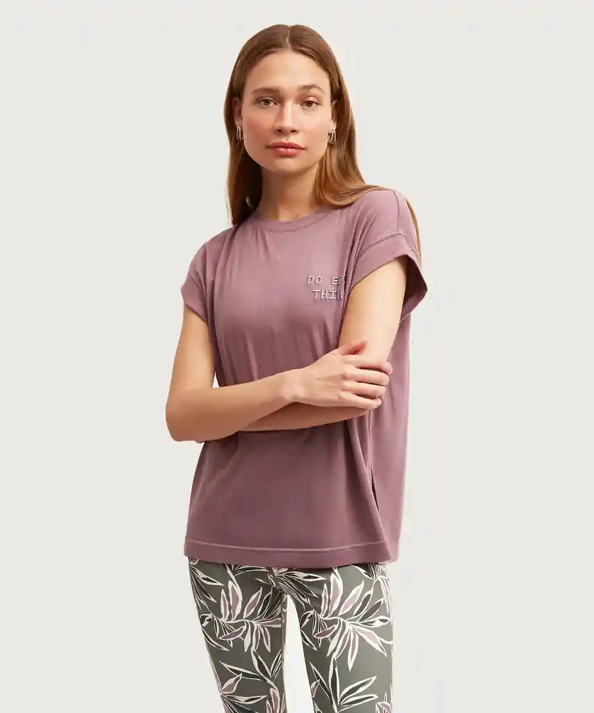 Polera Deportiva Active Relax Fit Xl Rosado