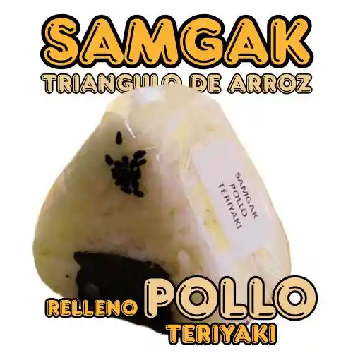 Samgak/onigiri Relleno Pollo Teriyaki