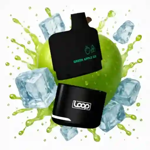 Pods Stlth Loop (batería+pod) 5000 Puff 2% - Green Apple Ice