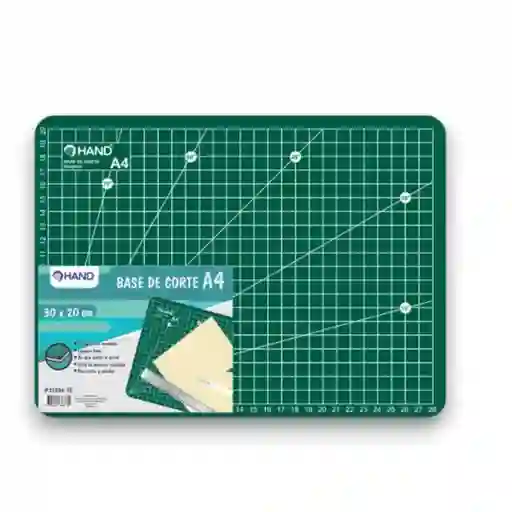 Base De Corte 30x20cm 3mm A4 Verde Hand