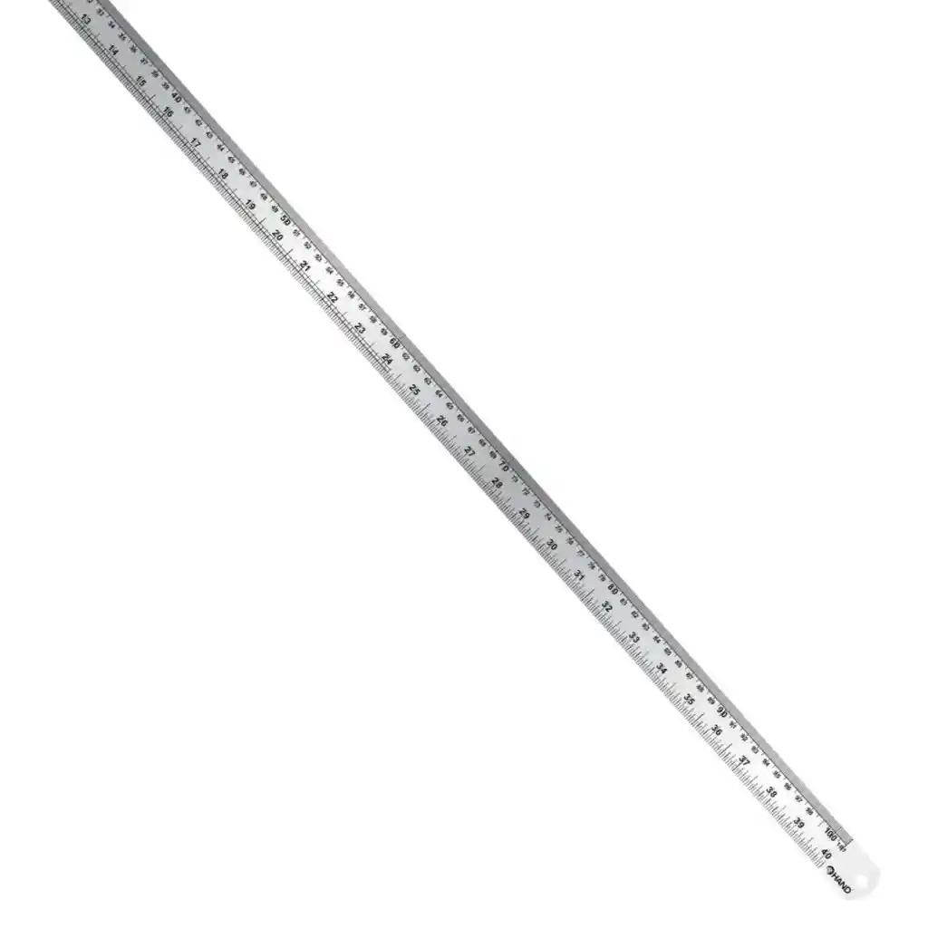 Regla Metalica 100cm, Acero Inox."hand"