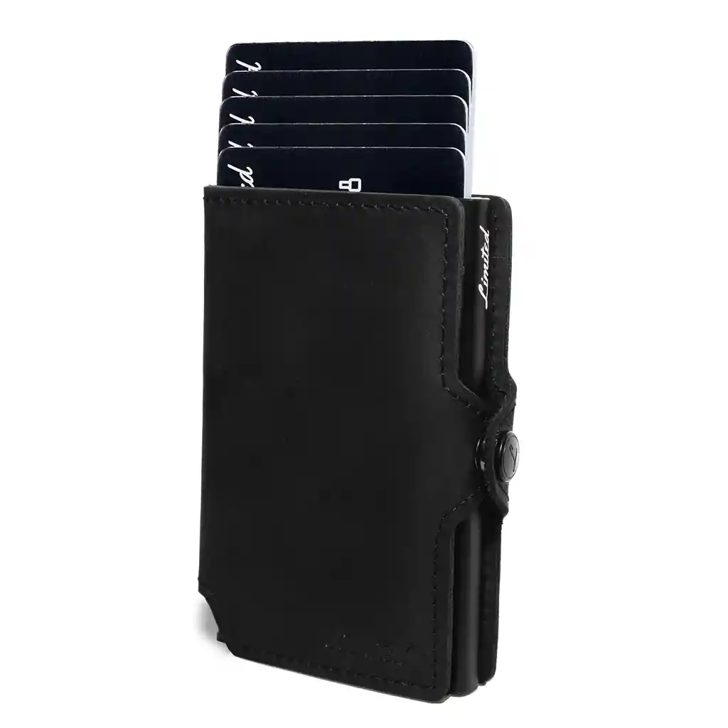 Billetera Leather Collection Black