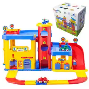 Garaje Grande Con Pistas Y Acc. 17 Pz