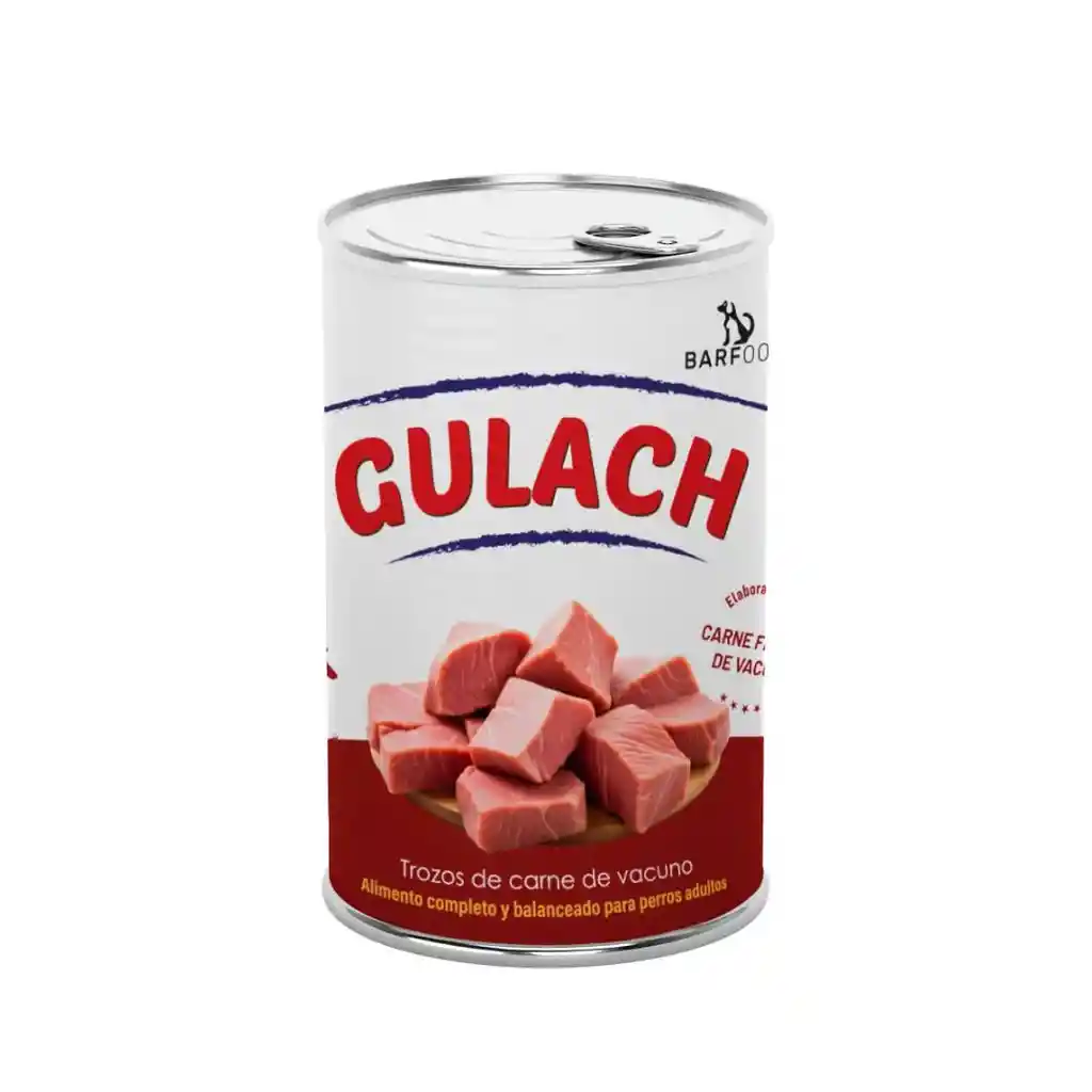 Barfood - Gulach Trozos De Carne De Vacuno Para Perros 400 Gr.