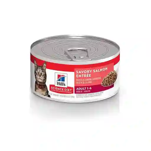 Alimento Humedo Hills Feline Adult Salmon 156gr