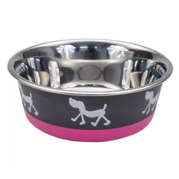 Plato Perro Coastal Maslow Pup Rosado 384ml