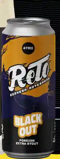 Cerveza Reto Black Out - Extra Stout 473cc