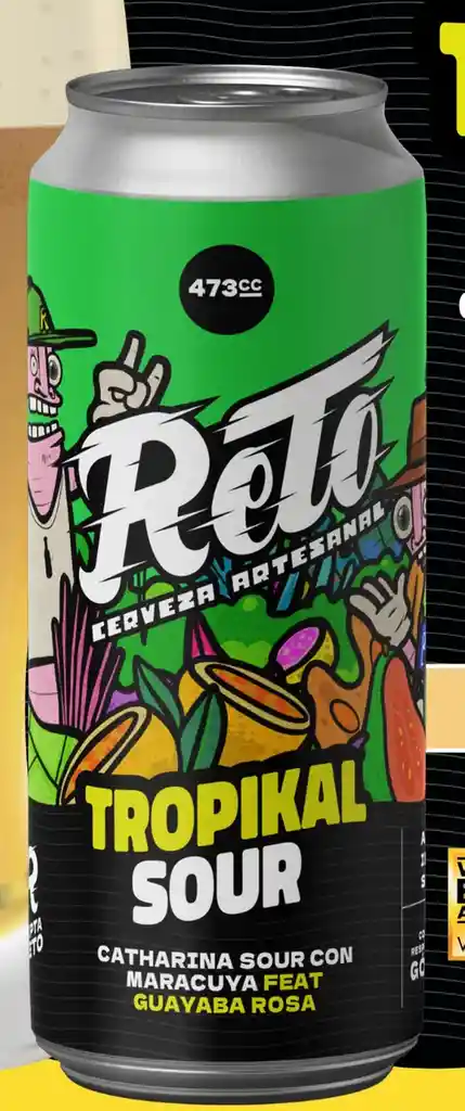 Cerveza Reto Tropikal Sour - 473cc