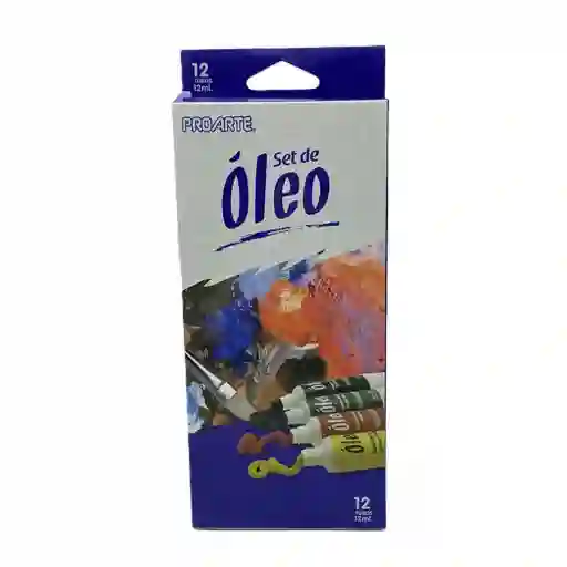 Set De Óleo 12 Tubos