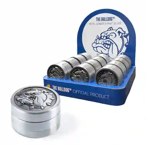 Grinder Bulldog Metálico 3 Piezas Magnético