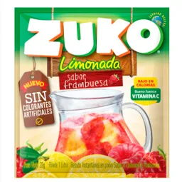 Limonada En Polvo Zuko Sabor Frambuesa