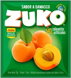 Jugo En Polvo Sabor Damasco Zuko