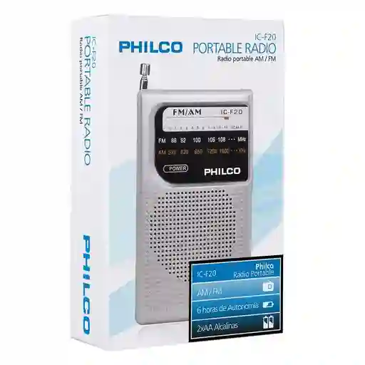 Philco Radio Portatil Icf-20