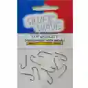 Anzuelo Silve Wave Oshaughnessy #8 18mm 0,1gr Con Ojo Sobre Con 10 Anzuelos Pesca
