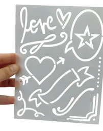 Stencil Acrílico Plantillas Love Heidi Swapp 24x16.5cm