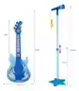 Guitarra Juguete Musical Con Micrófono Karaoke Para Niños