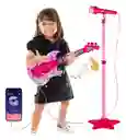 Guitarra Juguete Musical Con Micrófono Karaoke Para Niños