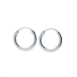 Aro Argolla Piercing 10 Mm Plata Italiana 925 Mas Caja