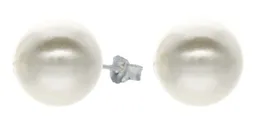 Aro Perla Blanca Mediana 6 Mm Plata Italiana 925 Mas Caja