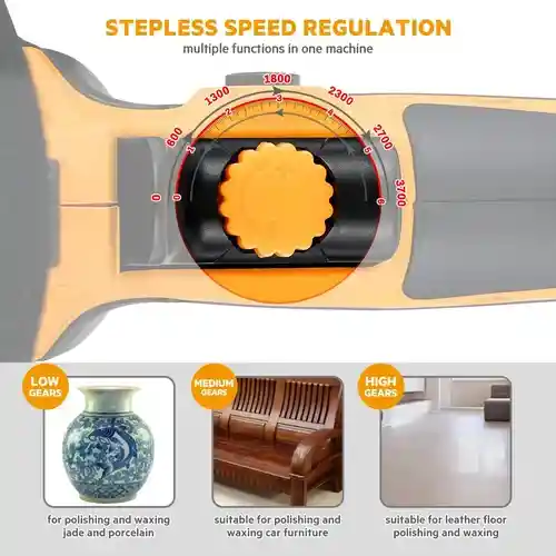 Pulidora Eléctrica Autos 700w 220v Encerado