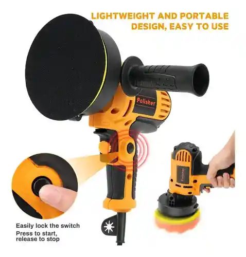 Pulidora Eléctrica Autos 700w 220v Encerado