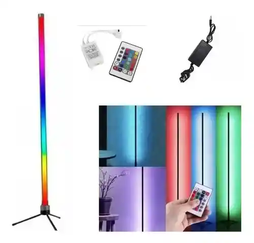 Lampara Esquinera Usb Luces Led Rgb Ambiente Moderno