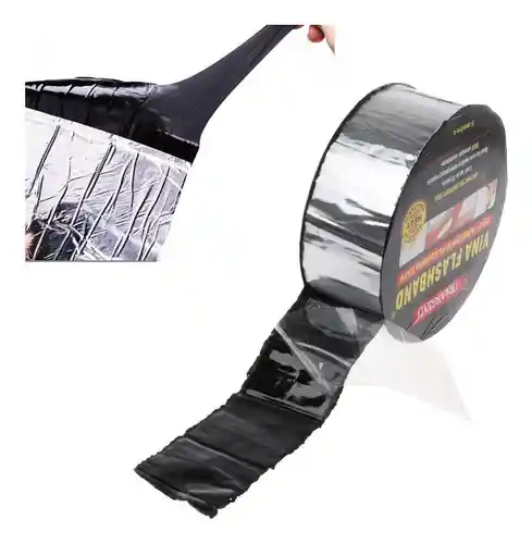 Cinta Autoadhesiva De Asfalto De Papel De Aluminio Antigoteras