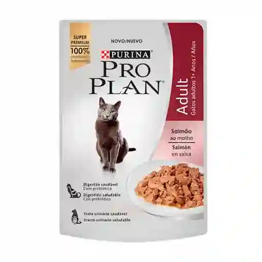 Alimento Humeto Pro Plan Cat Adulto Salmon Pouch 85g