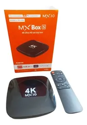 Tv Box Mx 10 4k Ultra Hd Android Tv 8g+128g + Cable Hdmi Compatible Con Magistv