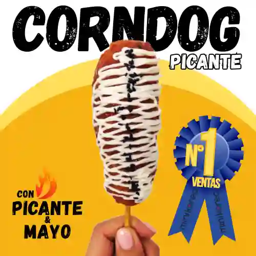 Corndog Picante Comida Coreana