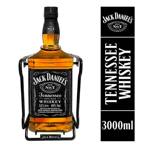 Jack Daniels N°7, 3 Litros, Con Atril