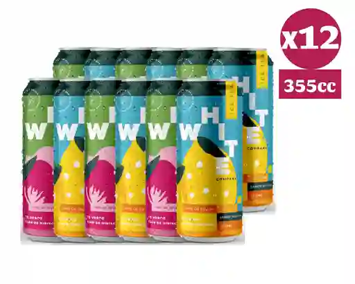12x Ice Tea Flor De Hibiscus - Limón Jengibre White Company