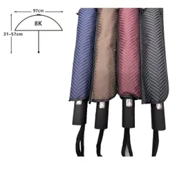 Paragua Zigzag 8 Varillas Plegable Autom. (elegir Color)- Lama