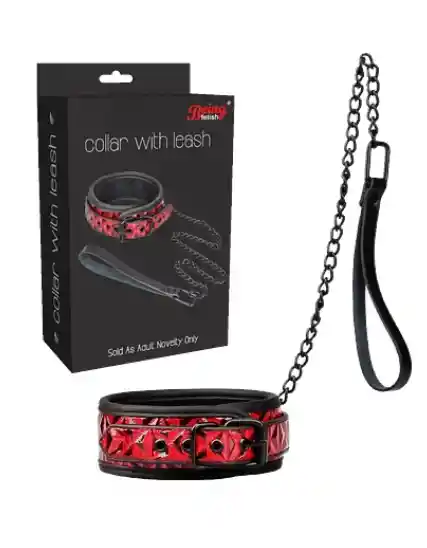 Collar Erotico Con Correa Inmovilizador Being