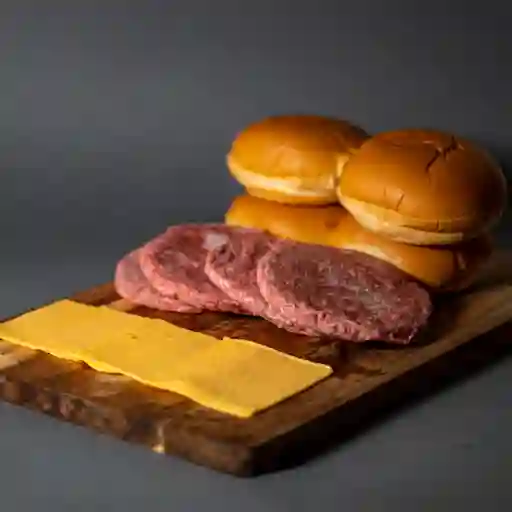 Pack Cheeseburger Tipo “formada” (4 Unidades)