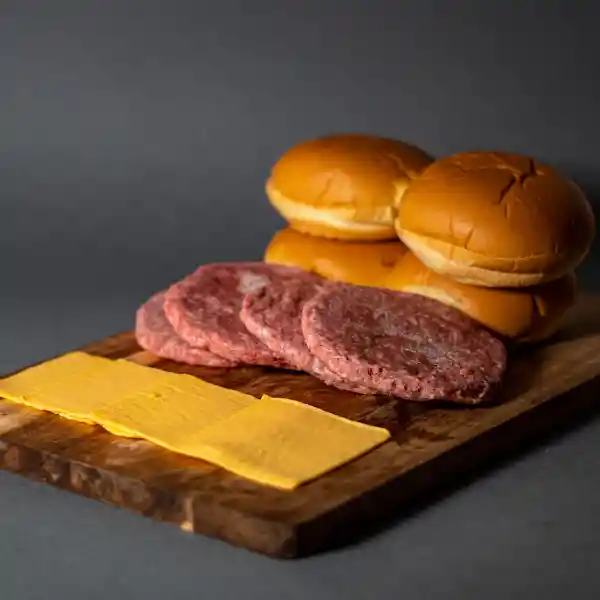 Pack Cheeseburger Tipo “formada” (4 Unidades)
